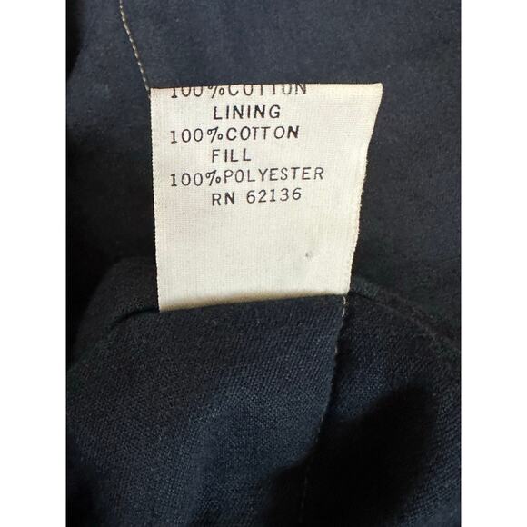 Vintage Guess Jeans Quilted Denim Vest XL Blue - Picture 4 of 7